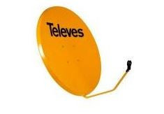 7534 -8424450075340 TELEVES - Parábola Compensar 1000 G.40dBi FE Naranja