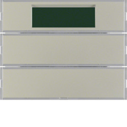 75662773 - K.1/K.5 - BP KNX 2 tec+termst., inox HAGER EAN:4011334283454