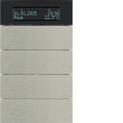 75664593 - B.IQ - BP Knx 4 TEC+término, inoxidable HAGER Ean:4011334257325