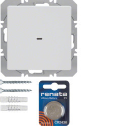 85655229 - Q.x - BP simple Knx RF, blanco HAGER Ean:4011334370574