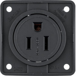 862632513 - Integro - NEMA Take 5-15R, Schwarzer Kumpel Hager EAN: 4011334401513