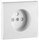 90652 TBR CENTRO P/TOMADA FRANCESA C/OBTURADOR BRANCO 5603011064396