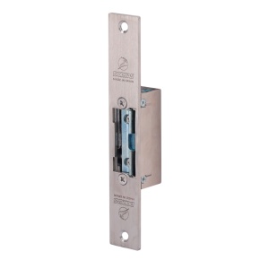 Abreportas elétrico em aço inoxidável Dorcas - Instalação Plug&amp;Play sem corte da moldura - Fechadura radial ajustável - NO Fail Secure | Até 330 kg - Fonte de alimentação CA/CC 10-24V
