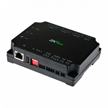 Access Controller - Card, QR or PIN - TCP/IP | RS485 for ZK -SRB -DM10 - 4 Reading by OSDP Zkteco - Relay Exit to 2 Doors - ZKBiocv