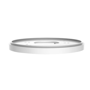 Adaptador - A cámaras cúpula e bala - Liga de aluminio - Color blanco - Paleta de cables