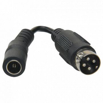 Adaptateur CC - 105 mm de long - Mini Din Female Connecteur - Connecteur masculin standard - Feeder standard adapté - Pour les enregistreurs de safre