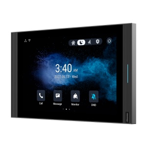 Android 12.0-Monitor für Video-Gegensprechanlage – 10-Zoll-IPS-Bildschirm – kristallklares Zwei-Wege-Audio | Einfache Benutzeroberfläche – TCP/IP, PoE, SIP-Standard – Cloud-Wartung | Drittanbieter-APPs – Monitor- und Kartenverbindung über Cloud