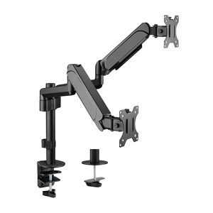 Braço para dois monitores - Instalação em mesa - Peso suportado 9 Kg/Braço