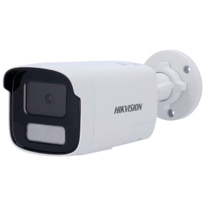 Bullet Camera IP Hikvision GAMA Valeur - Résolution 8 MP (3840x2160) MP [% var%] - Lens 4 mm - Lumière hybride 50 m | Microphone et Altifalante Incorporated - Movement Detection 2.0 - PoE | IP67 | MicroSD | Sirene et doute flash