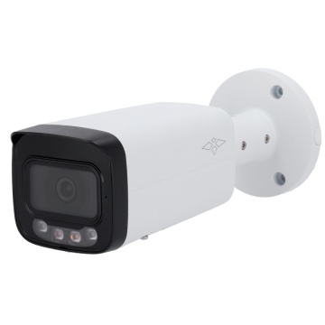 Bullet Gama Pro Chamber - Résolution 8 MPX (3840x2160) - LECLE 3,6 mm - Double Lumière: IV (60 m) + Lumière blanche (50 m) - Microphone Incorporé | Audio | Alarmes | MicroSD - Fonctions intelligentes: IVS, SMD | IP67