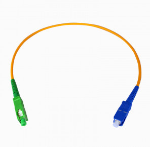 Cable F.O.Monomodo Pre-conectado a Interior LSFH "SC/APC-SC/Upc" 0,4m