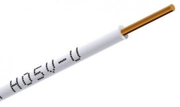 Cable H05V-U 1 X 0,75MM2 blanco PREÇO PONER METRO