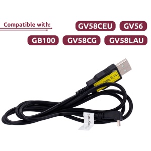 Cabo de dados USB a micro USB - Compatível com GV56/GV58CEU/GV58LAU/GV58CG/GB100