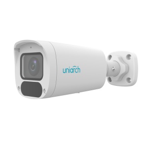 Câmara Bullet IP Uniview-Uniarch - 4 MP | Lente 2.8~12 mm - IV 50 m | 120dB WDR - Deteção de corpo humano | UMD - PoE | IP67 - Microfone integrado