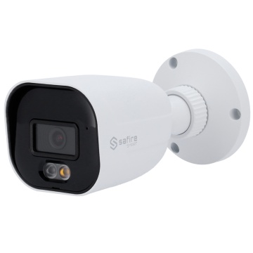 Câmara IP Bullet E1 Inteligência Artificial - Resolução 4Mpx (2566x1440) - Lente 2.8 mm | Microfone integrado | DL 30m - IA: Classificação de humano e veículo - Grau de protecção IP67 - PoE (IEEE802.3af) | P2P