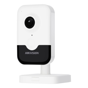 Câmara IP Cube da gama PRO - Resolução 2 Megapixel (1920x1080) - Lente 2.8 mm | Wi-Fi IEEE802.11b/g/n | PoE - Gama IR 10 m | Microfone e altifalante incorporados - Ranhura para cartão MicroSD até 512 GB - Deteção de movimento: Classificação de humano