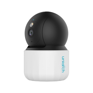 Câmara IP WiFi da série S da Uniarch Panda - Resolução até 5Mpx, de alta qualidade de imagem - Deteção de pessoas, veículos, animais de estimação e choro - Iluminação dupla inteligente: IR e luz branca - Áudio bidirecional | Deteção de ruído elevado - Mic