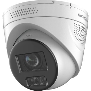 Câmara Turret HDTVI Gama Value - Lente 2.7~13.5 mm | Resolução 5 Mpx (2960x1664) - IR e luz branca com alcance até 60 m - Áudio bidireccional (microfone e alta voz) - Sirene e flash policial dissuasores - Grau de protecção IP67