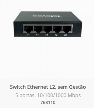 Cambiar Éternet L2, No Administrado: 5x 10/100/1000 Mbps