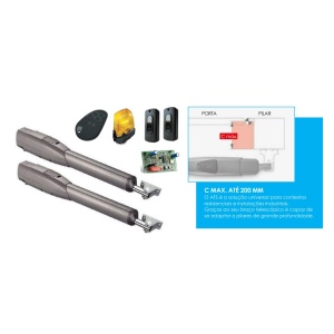 CAME – ATS 3000 KIT – 8K01MP-023 – 230 V – Teleskopmotor für Tore mit 2 Flügelflügeln, max. 3 m pro Blatt