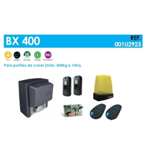 CAME - KIT 001U2923 - Para puertas correderas de hasta 400kg / 14m