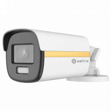 Cártido Cámara Bala Gama ULTRA - Salida HDTVI - 8Mpx CMOS Noche Color - Lente 2.8 mm Blanco Leve rango 40m - WDR (130 dB) | 3D DNR - Impermeable IP67 | POC.at