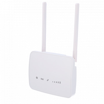 Cártido Enrutador 4G 150Mbps Descargar 50Mbps Subir - Puertas RJ45 10/100Mbps - Wi-Fi 4 2.4GHz N300Mbps - Hasta 32 conexión Wifi simultáneo - Batería 7.4V 2000 Mah hasta 6h autonomía - Ranura a tarjetas micro SÍ e micro SD