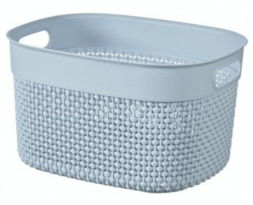 Cesta rectangular Filo S 6L Azul