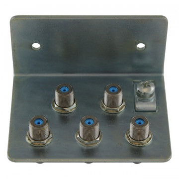 Chassis für RG-CC CATV, 5 „F“-Anschlüsse