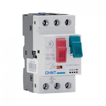 CHINT - DISJUNTOR MOTOR 3P 13-18A 2.5M 400/415VAC NS22518
