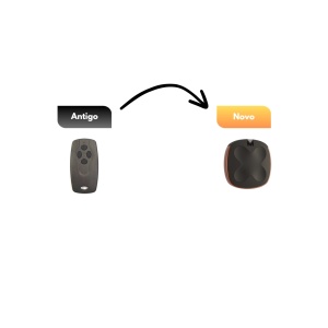CM40 - Comando 433,92Mhz Rolling code com 4 botões AUTOMAT EASY (Substituido por COPPER)