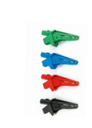 COC4-UK - HA0004UK Kit incluindo 4 pinças jacaré (preto/vermelho/azul/verde)