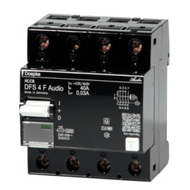 Color circuit breaker. Residual DFS 4 063-4/0.03-F audio