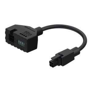 Conector de entrada do bloco terminal 4 pinos - Conector de saída com 4 pinos (pitch 3mm) - Cabo integrado de 10 cm e 24 AWG - Gestão da alimentação e das E/S (Entrada/Saída) - Ampla compatibilidade com equipamentos Teltonika - Suporta secções de condutor
