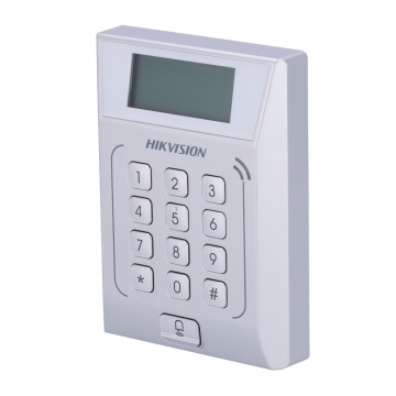 Contrôle d'accès - carte MF et PIN - 3 000 utilisateurs | 10 000 enregistrements - TCP / IP - 128 x 64 LCD | Contrôleur intégré - logiciel IVMS -4200