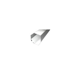 COR003 -W - Profil en aluminium canto 2mt blanc manqué