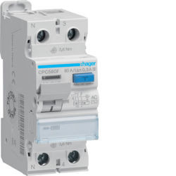 CPC580F - Inter. Dif. 2p 80a Sel. 300mA AC Huger Ean Type: 3250611623663