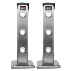 Detector de Barreira a Laser - Cablado | 3 feixe de luz - Alcance máx. de detecção 500 m - Instalação simples com LED e alinhador (ABL-JYD) - Saída de relé NC/NO - Alimentação 12~24 VDC/VAC