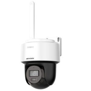 Dome Motorizada IP PT Hikvision gama VALUE - Resolução 2 Mpx (1920x1080) - IR alcance 30 m - Microfone e altifalante integrados - Deteção de movimento 2.0 | AcuSense - IP66 | MicroSD | Wi-Fi