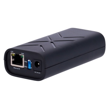 Double Injector Poa - Input RJ45 10/100/1000 Mbps - Total Power 60 W - Maximum distance 100 m - Poe/Poe+ IEEE802.3AF/AT - Stabilized and Protected