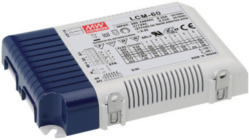 Drive CC Prog. Led dimável 0/1-10V 60W Mean Well