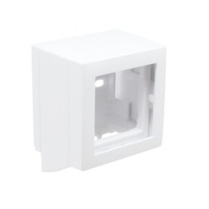 Efapel - 10961abr Adapter Seite Q45 für Rinne 12x7 Weiß - 5603011062576
