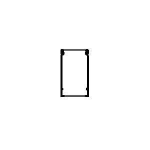EFAPEL - 14160HCZ Channel for Electrical Quad 60x100 L/Halogeneous gray - 5603011622299