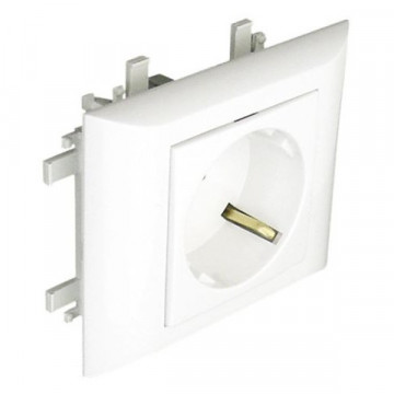 EFAPEL - 45138CBR Tom Schuko w/Obtur L60/75 - 2 white MO - 5603011075699
