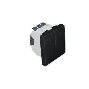 EFAPEL - 45295SPM INVERSOR DE PERS C/ENCRAV MEC 2MÓD PRETO MATE - 5603011616670
