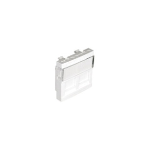 EFAPEL - 45971 MODULO DOPPIO SAL PER CONNETTORI RJ45 - 2 MODULI IN ALUMINA - 5603011594701