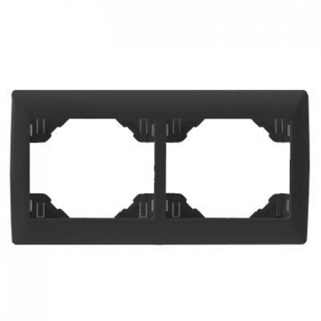 EFAPEL - 70921TAT Horizontal Double Mirror Anthracite - 5603011046941