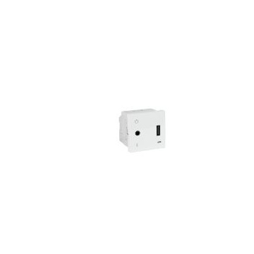 EFAPEL - 75411SBR USB CENTRAL + BT + 3,5 mm 12VDC - 2M blanc - 5603011646042
