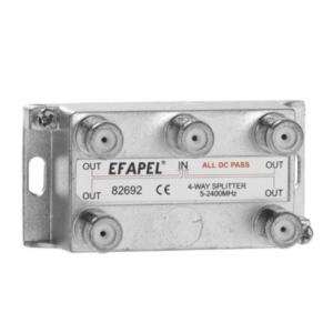 EFAPEL - 82692 REPARTIDOR COAXIAL TERMINAL 4 SAIDAS - 5603011546151