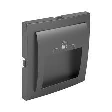 EFAPEL - 90673TI DOUBLE CENTRE DOUBLE USB avec des sorties 20 ° Type A est - 5603011620592